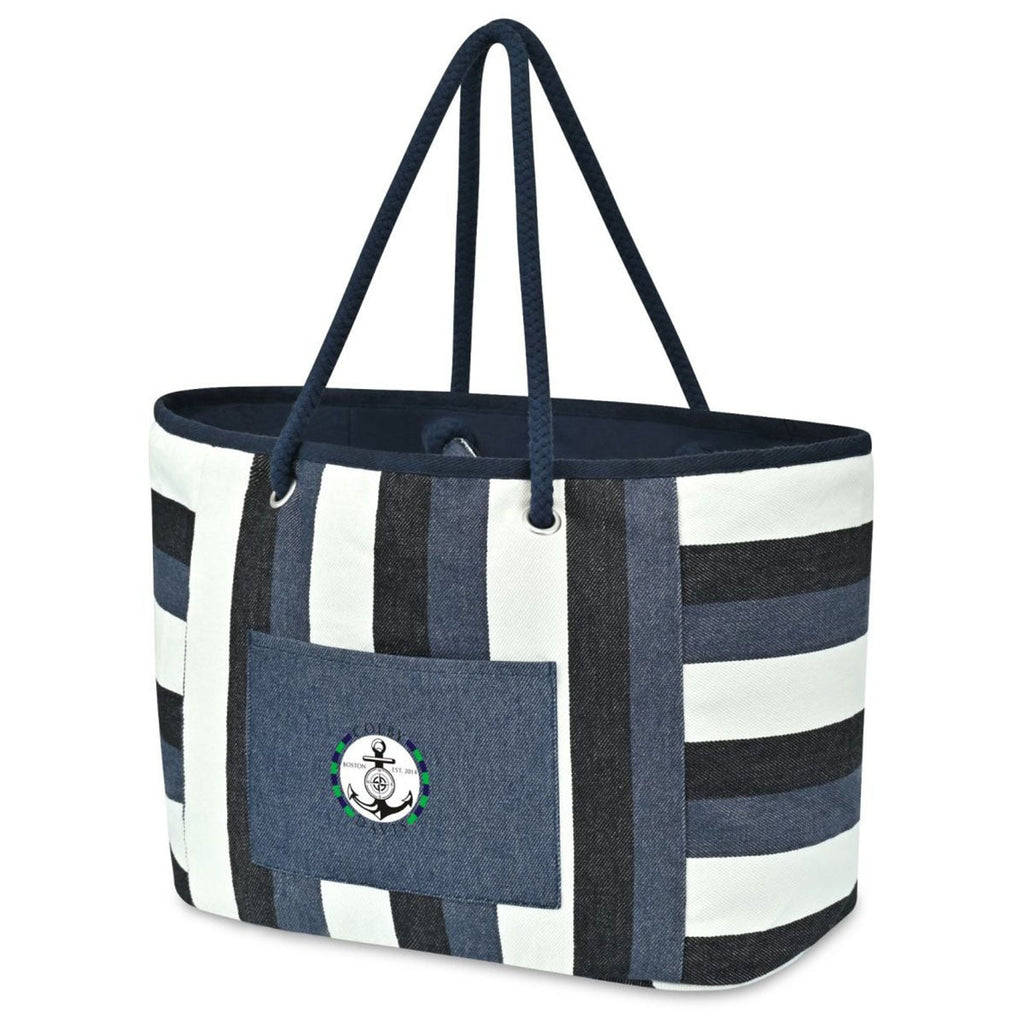 Gemline Bayside Stripe Bayside Boat Bag & Towel Set