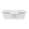 RIGWA White Travel Bento Box 9x6