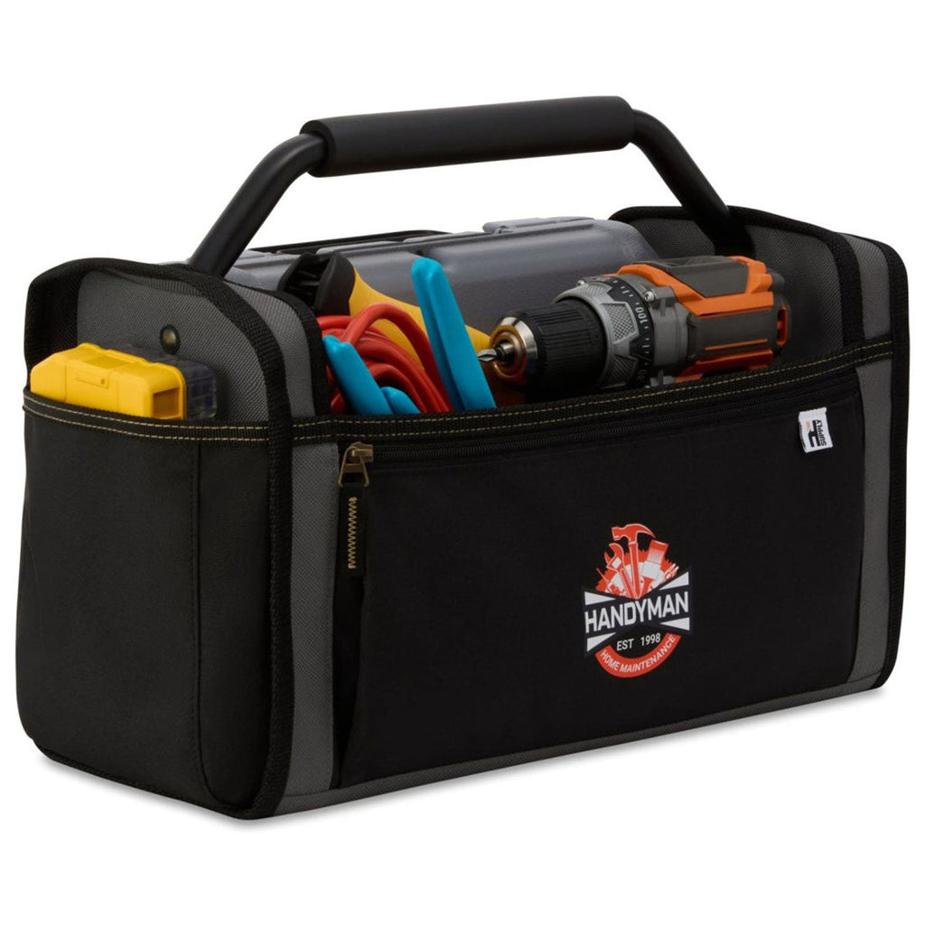 Heritage Supply Pro Dark Grey Recycled rPET Open Top Tool Bag