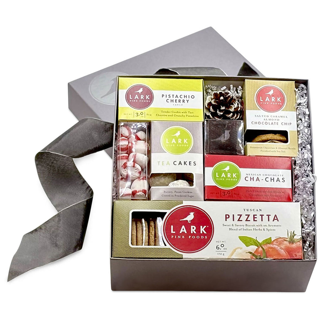 Gourmet Expressions Silver Lark Signature Holiday At Home Gift Box