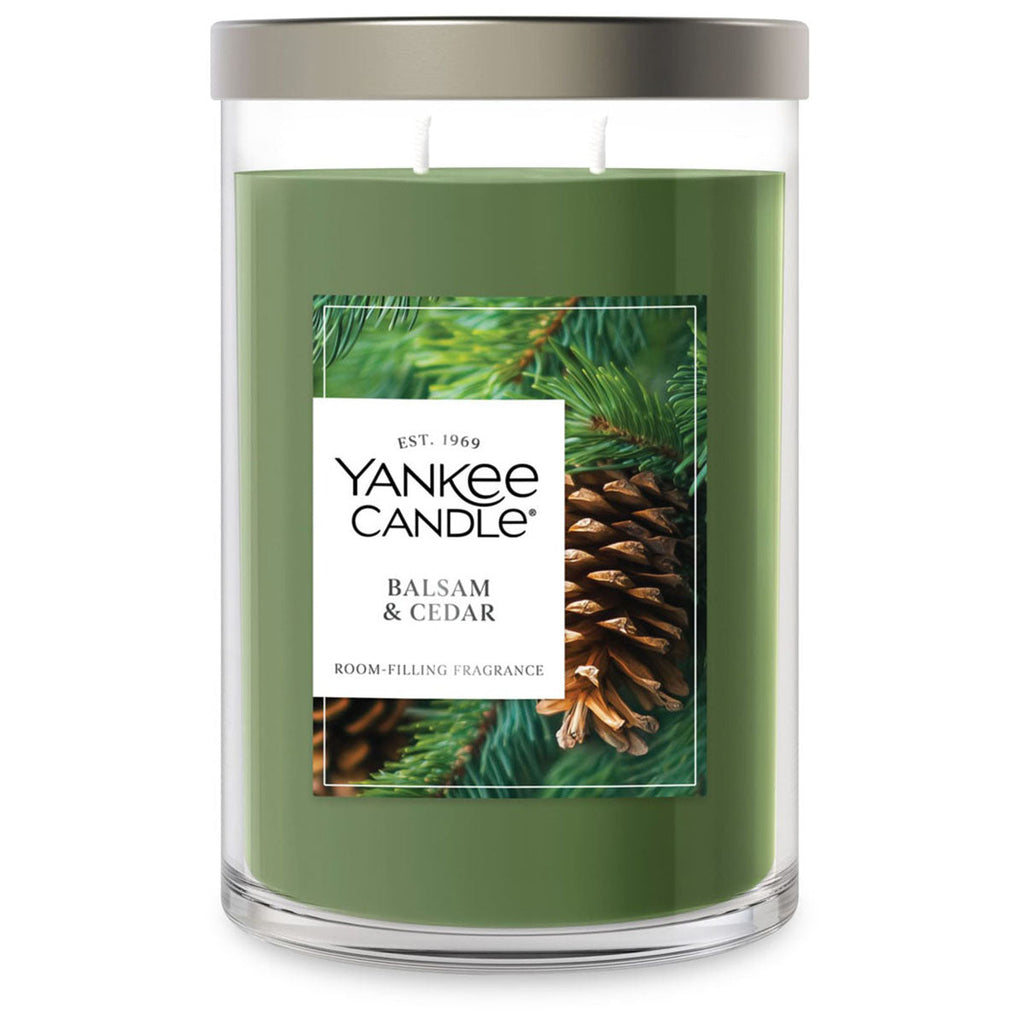 Yankee Candle Balsam and Cedar Large Tumbler Candle