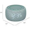 iLive Earl Grey Gentle Wake Alarm Clock White Noise Machine