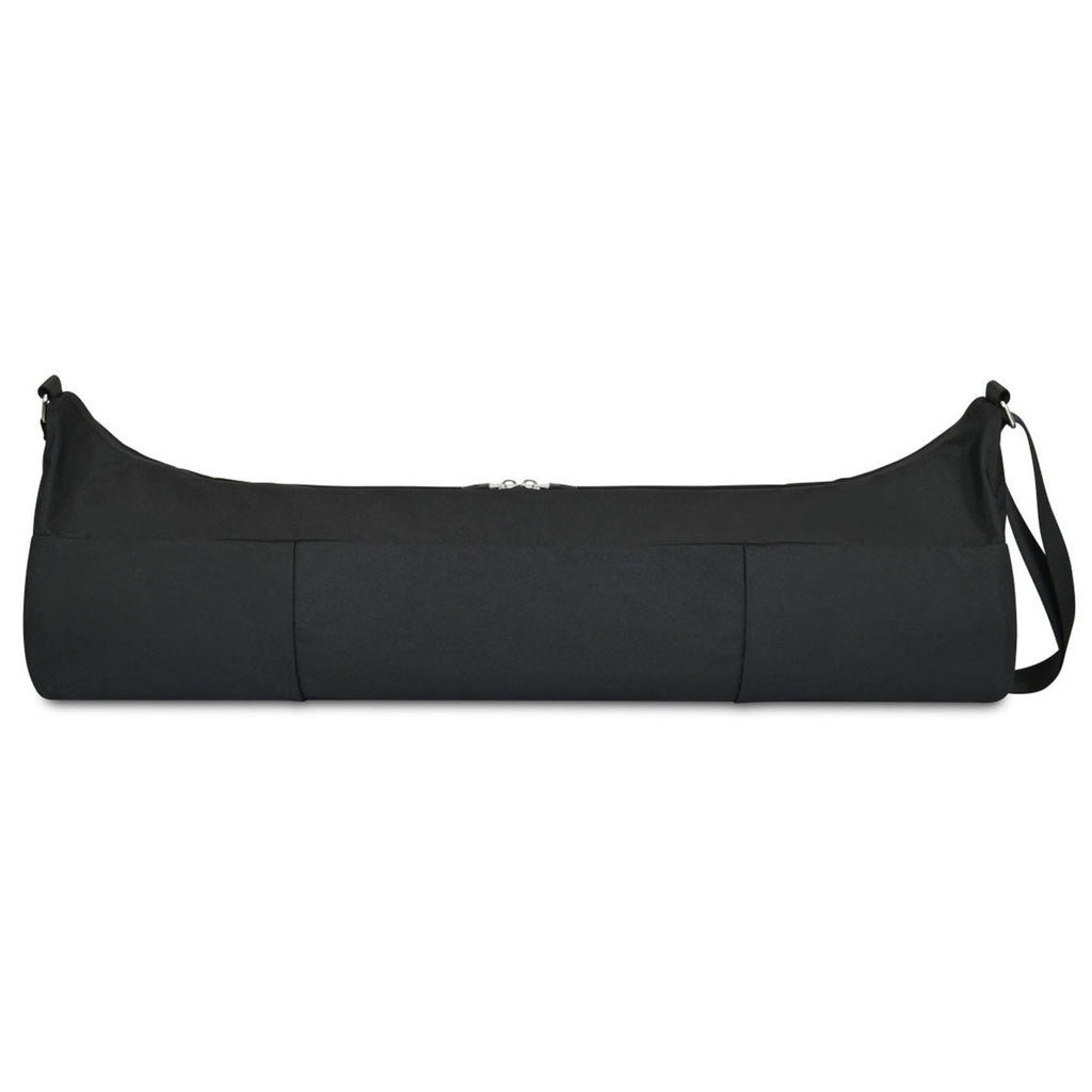 Gemline Black Well Studio Cork Yoga Mat with Bag