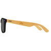 Gemline Black CapeShades Recycled Bamboo Sunglasses Black Frame
