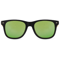 Gemline Green CapeShades Recycled Bamboo Sunglasses Black Frame