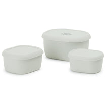 Gemline Grey Silicone Storage Container, Set of 3