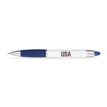 Paper Mate Navy Element White Barrel Pen - Black Ink