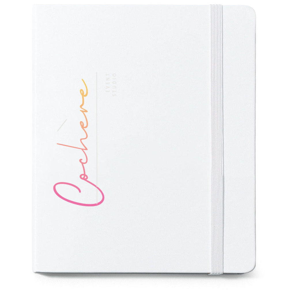 Moleskine White/Black Large Notebook and Mini Notebook Charm Gift Set