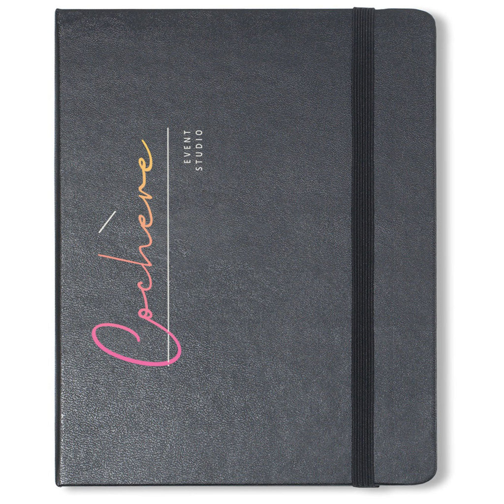 Moleskine Black Large Notebook, GO Pen, and Mini Notebook Charm Gift Set