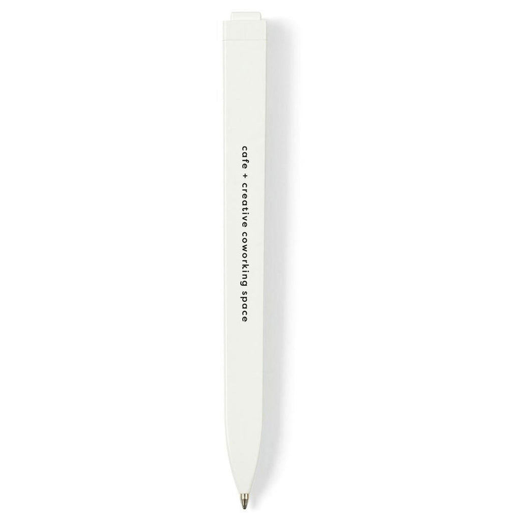 Moleskine White/Black Large Notebook, GO Pen, and Mini Notebook Charm Gift Set