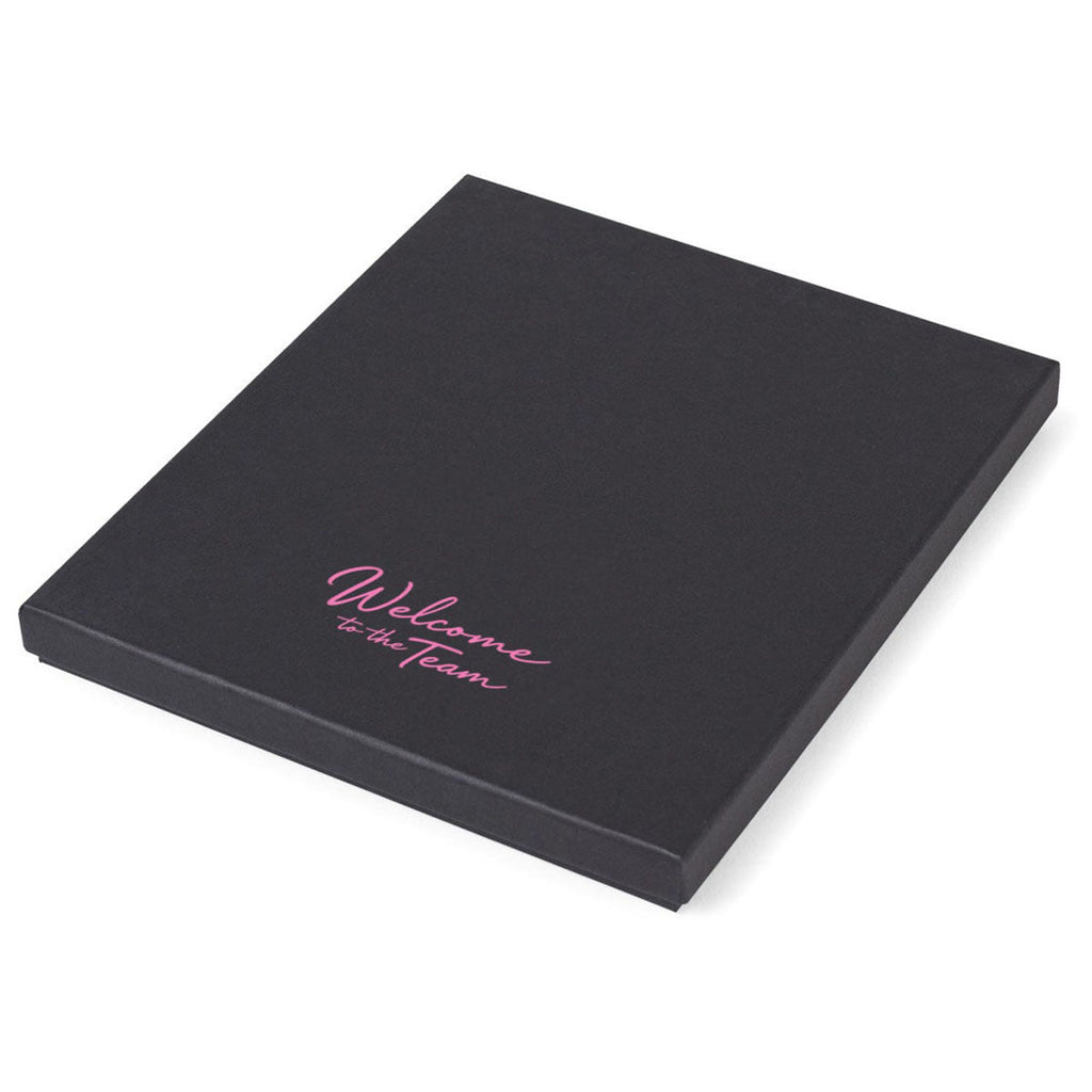 Moleskine Slate Grey/Black Large Notebook, GO Pen, and Mini Notebook Charm Gift Set