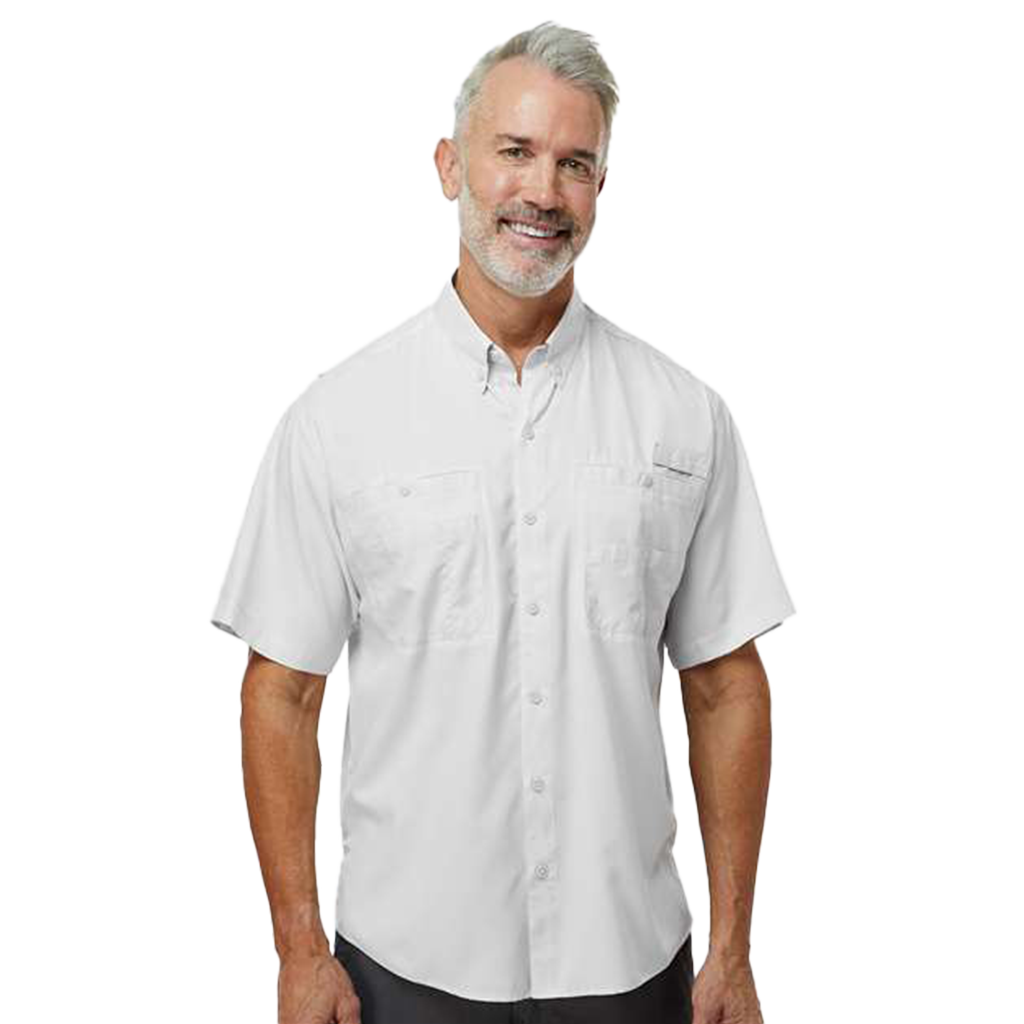 Paragon Men's Aluminum Hatteras Performance Short Sleeve Fishing Shirt