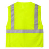 CornerStone Men's Safety Yellow ANSI 107 Class 2 Economy Mesh Zippered Vest