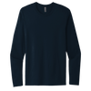 Next Level Men's Midnight Navy Cotton Long Sleeve Tee