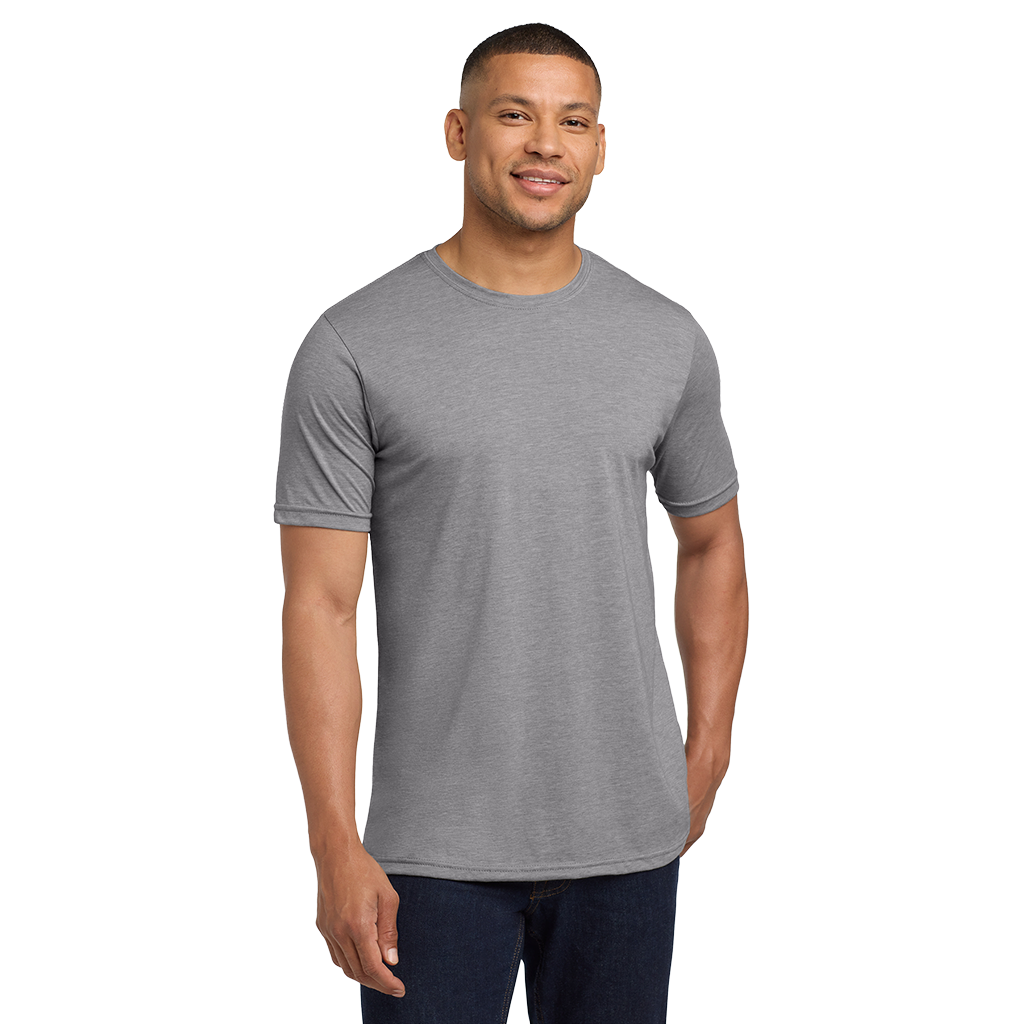 Next Level Unisex Heather Grey Poly/Cotton Tee