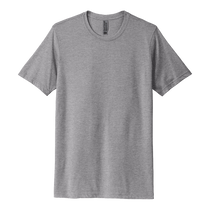 Next Level Unisex Heather Grey Poly/Cotton Tee