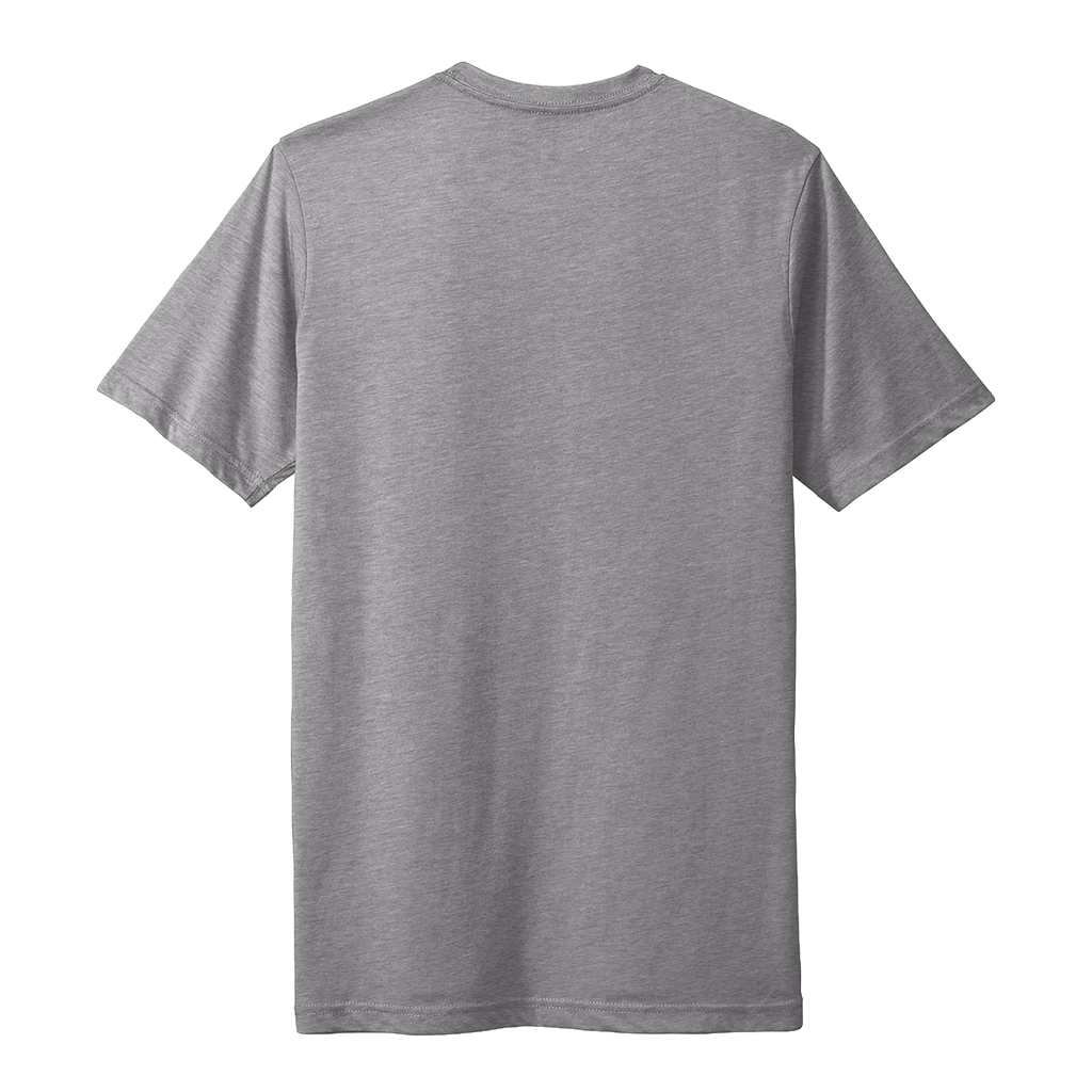 Next Level Unisex Heather Grey Poly/Cotton Tee