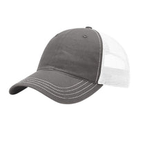 Richardson Charcoal/White Garment Washed Trucker