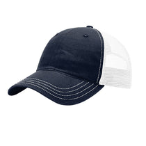 Richardson Navy/White Garment Washed Trucker