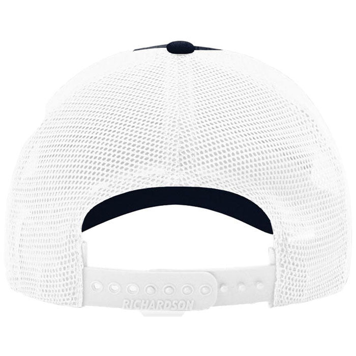 Richardson Navy/White Garment Washed Trucker