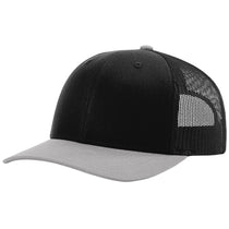 Richardson Black/Black/Light Grey Trucker Cap