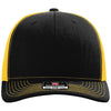 Richardson Black/Gold Trucker Cap