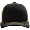 Richardson Black/Vegas Gold Trucker Cap