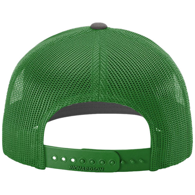 Richardson Charcoal/Kelly Trucker Cap