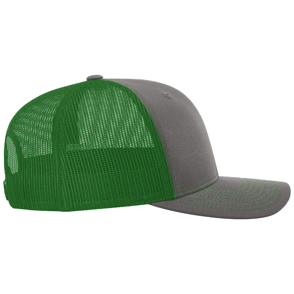 Richardson Charcoal/Kelly Trucker Cap
