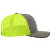 Richardson Charcoal/Neon Yellow Trucker Cap
