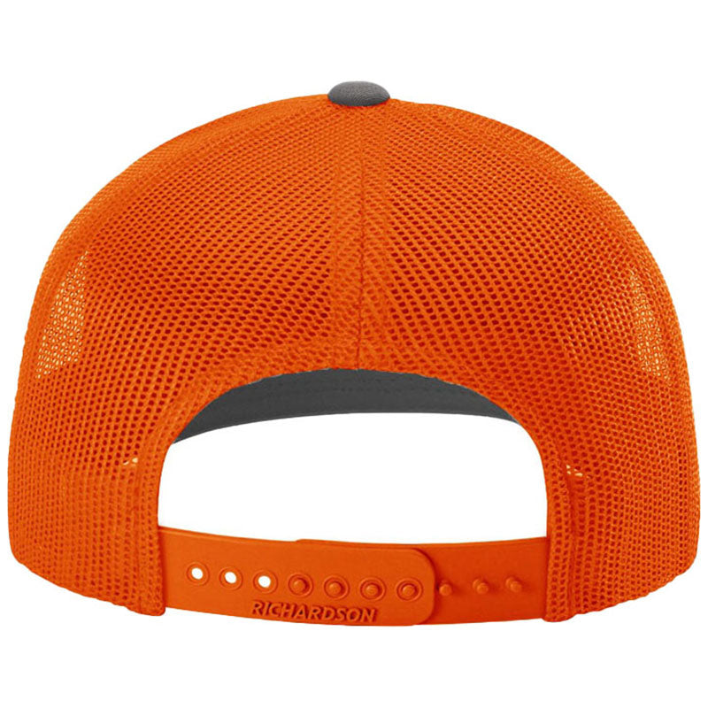 Richardson Charcoal/Orange Trucker Cap
