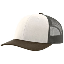 Richardson Cream/Grey Brown/Brown Trucker Cap