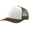 Richardson Cream/Grey Brown/Brown Trucker Cap