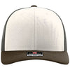 Richardson Cream/Grey Brown/Brown Trucker Cap