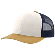 Richardson Cream/Navy/Amber Gold Trucker Cap