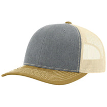 Richardson Heather Grey/Birch/Amber Gold Trucker Cap