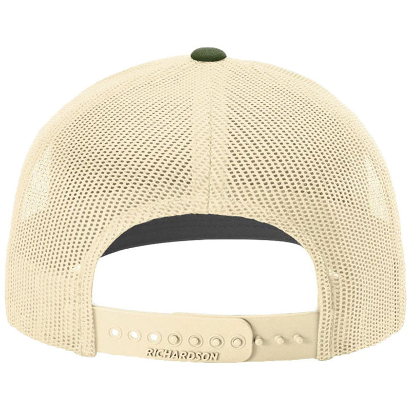 Richardson Heather Grey/Birch/Army Olive Trucker Cap
