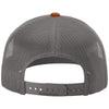 Richardson Heather Grey/Charcoal/Dark Orange Trucker Cap