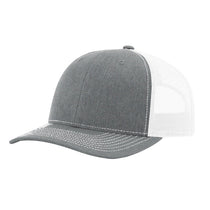 Richardson Heather Grey/White Trucker Cap