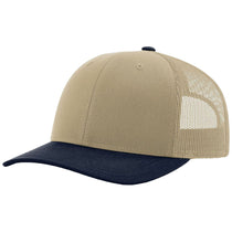 Richardson Khaki/Khaki/Navy Trucker Cap