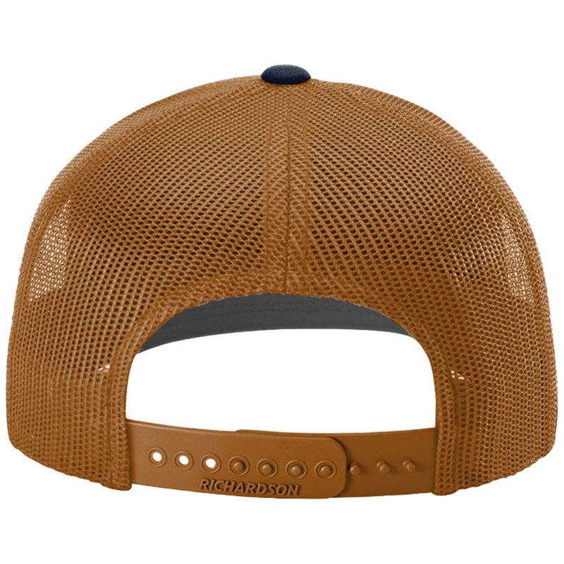 Richardson Navy/Caramel Trucker Cap