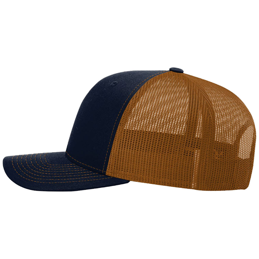 Richardson Navy/Caramel Trucker Cap