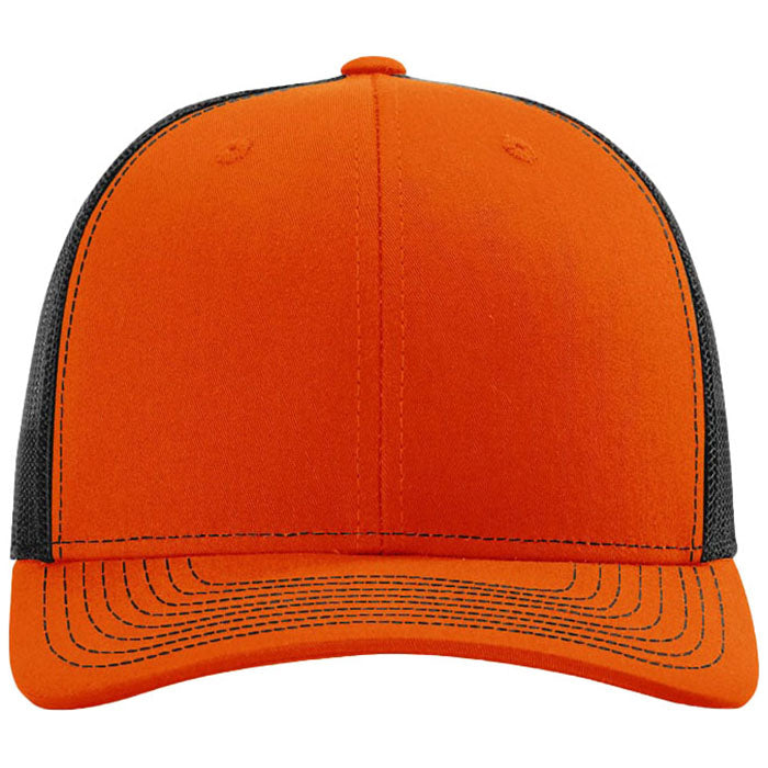 Richardson Orange/Black Trucker Cap
