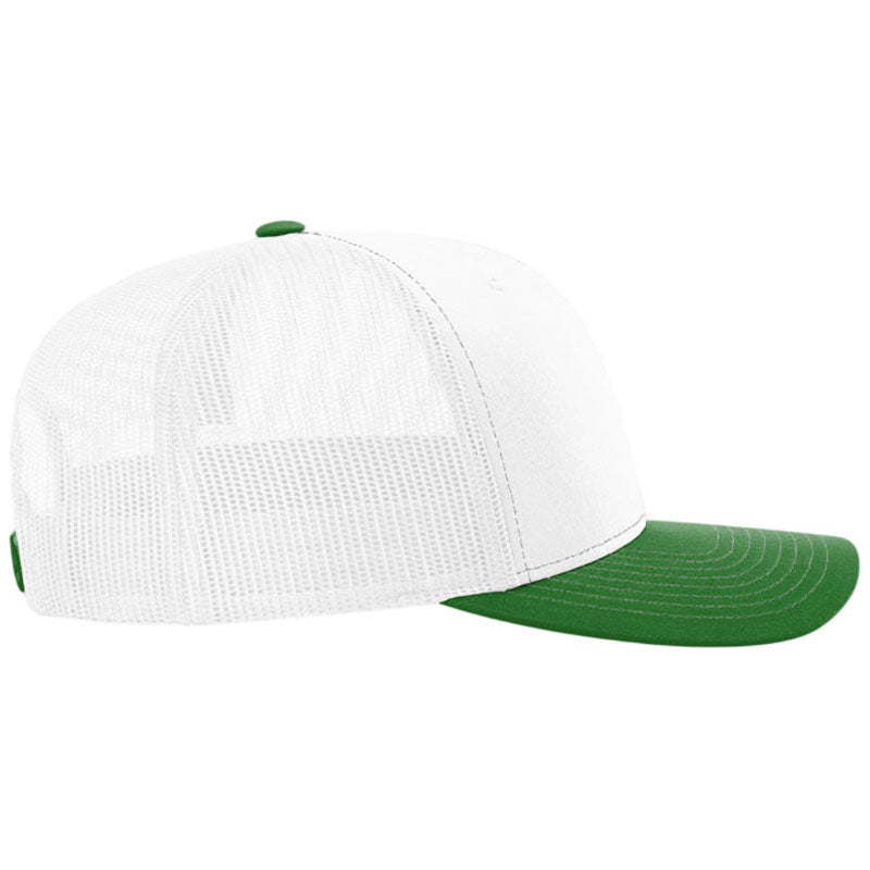 Richardson White/White/Kelly Trucker Cap