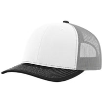 Richardson White/Aluminum/Black Trucker Cap