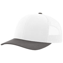 Richardson White/White/Charcoal Trucker Cap