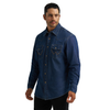 Wrangler Men's Dark Denim Long Sleeve Denim Shirt