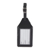 Wander & Roam Black Luggage Tag with AirTag Holder