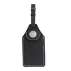 Wander & Roam Black Luggage Tag with AirTag Holder