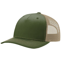 Richardson Army Olive/Tan Five-Panel Trucker